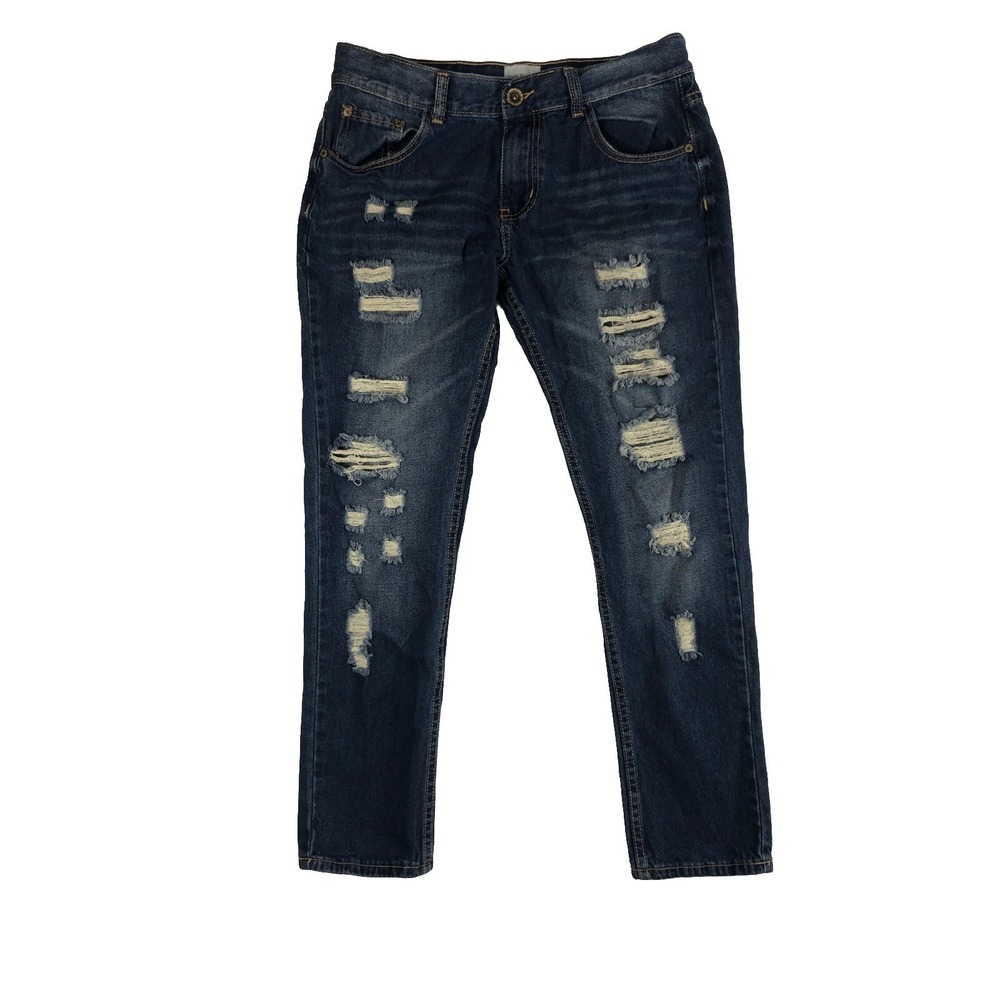 American Blue Premium Juniors Size 11 Denim Ripped Distressed Jeans
